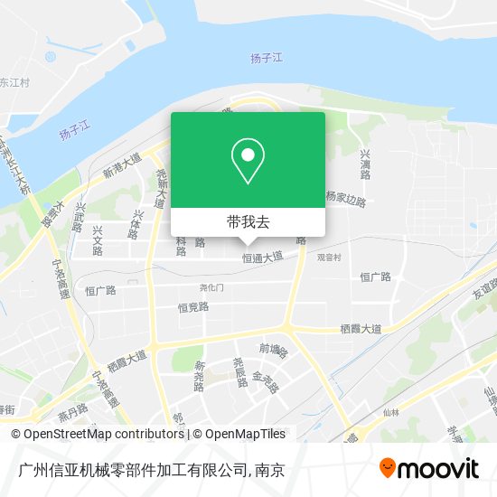 广州信亚机械零部件加工有限公司地图