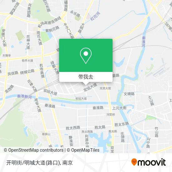 开明街/明城大道(路口)地图
