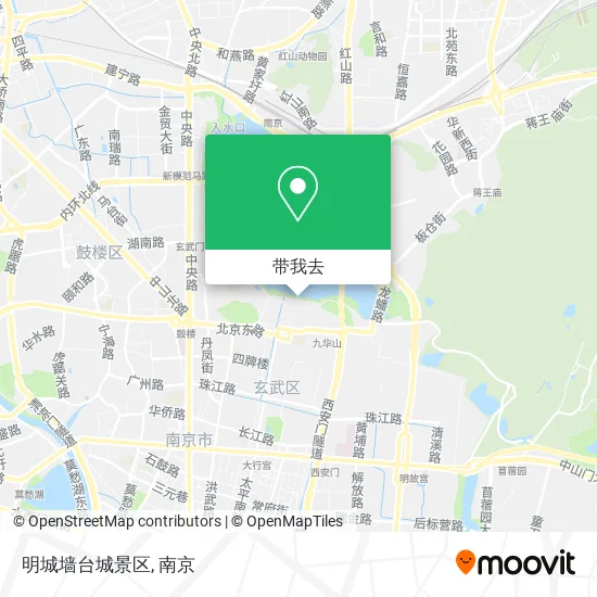 明城墙台城景区地图