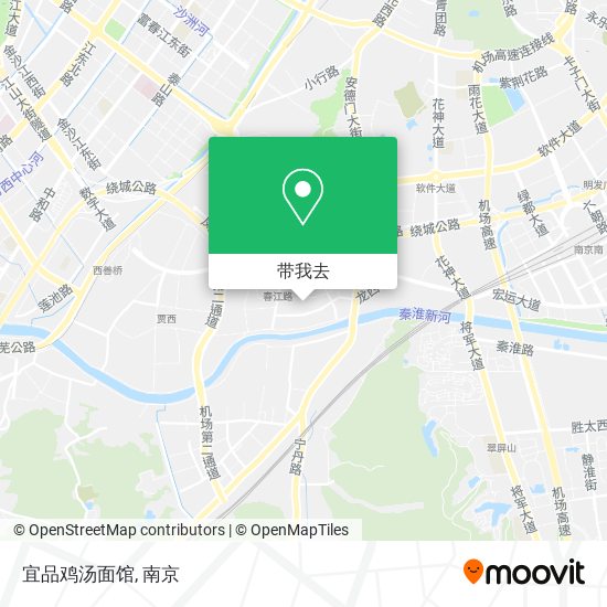 宜品鸡汤面馆地图