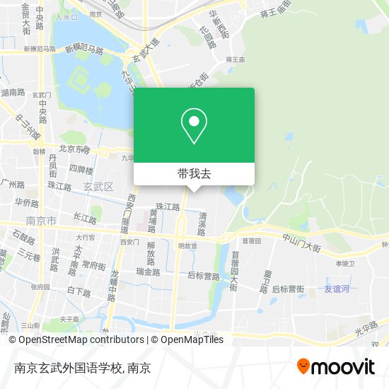 南京玄武外国语学校地图