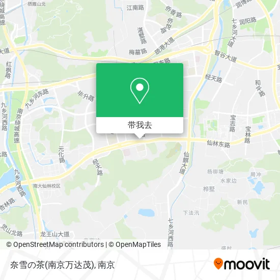 奈雪の茶(南京万达茂)地图