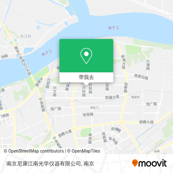 南京尼康江南光学仪器有限公司地图
