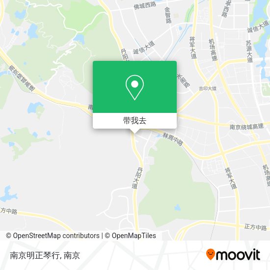 南京明正琴行地图