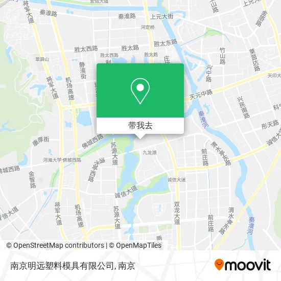 南京明远塑料模具有限公司地图