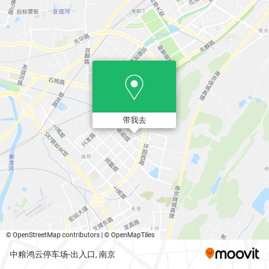 中粮鸿云停车场-出入口地图