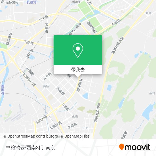 中粮鸿云-西南3门地图