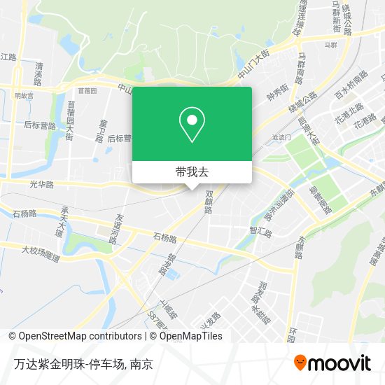 万达紫金明珠-停车场地图