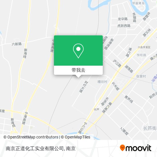 南京正道化工实业有限公司地图