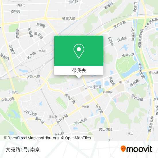 文苑路1号地图