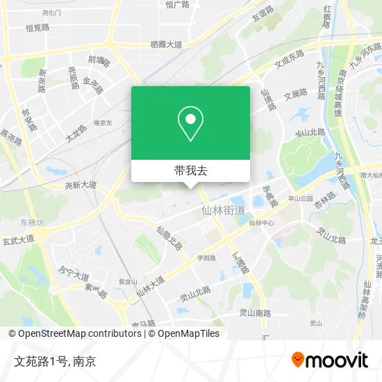 文苑路1号地图