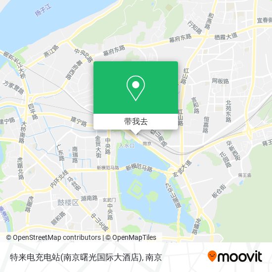 特来电充电站(南京曙光国际大酒店)地图
