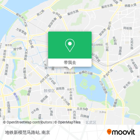 地铁新模范马路站地图