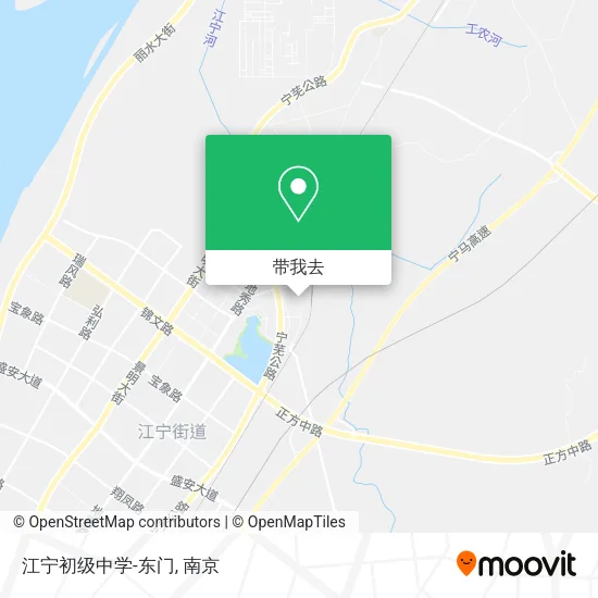 江宁初级中学-东门地图