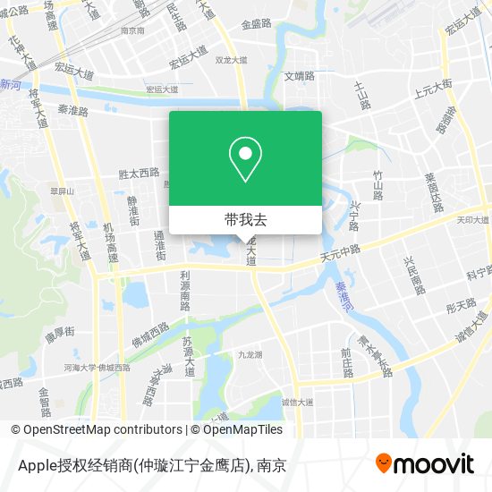 Apple授权经销商(仲璇江宁金鹰店)地图
