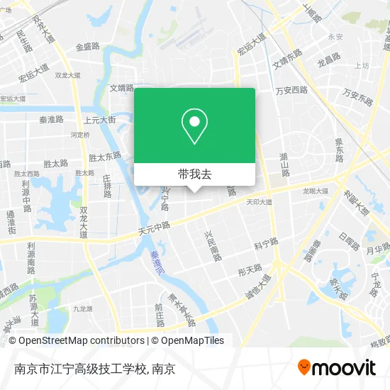 南京市江宁高级技工学校地图