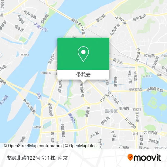 虎踞北路122号院-1栋地图
