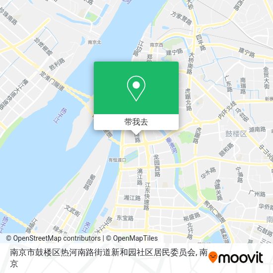 南京市鼓楼区热河南路街道新和园社区居民委员会地图