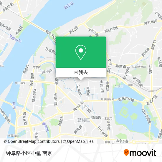 钟阜路小区-1幢地图