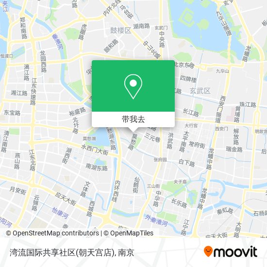 湾流国际共享社区(朝天宫店)地图