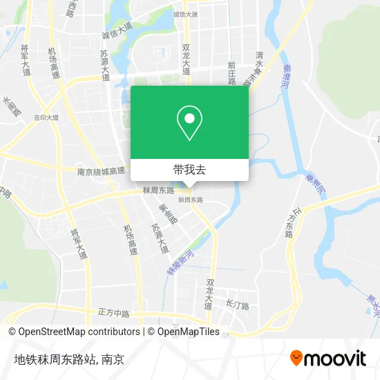 地铁秣周东路站地图