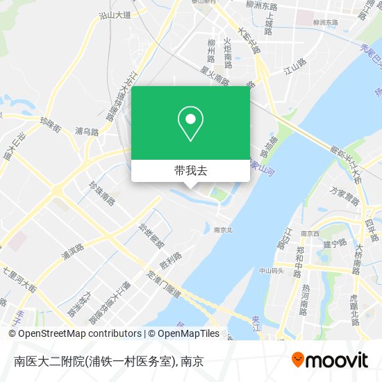 南医大二附院(浦铁一村医务室)地图