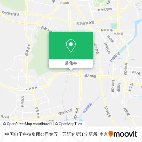 中国电子科技集团公司第五十五研究所江宁新所地图