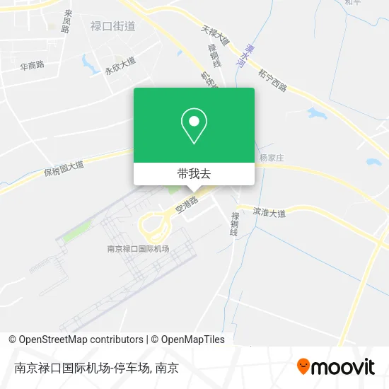 南京禄口国际机场-停车场地图