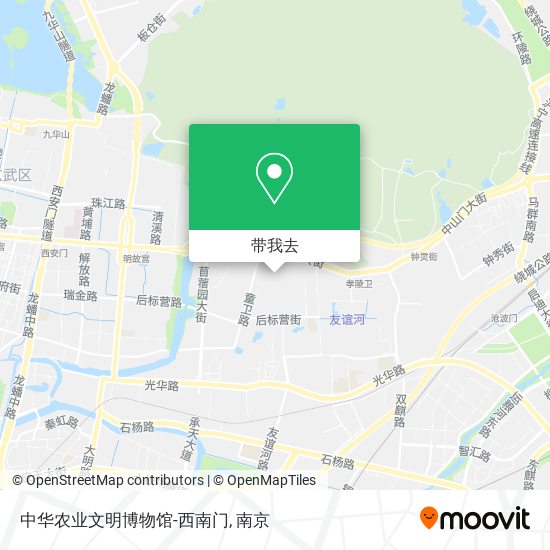 中华农业文明博物馆-西南门地图