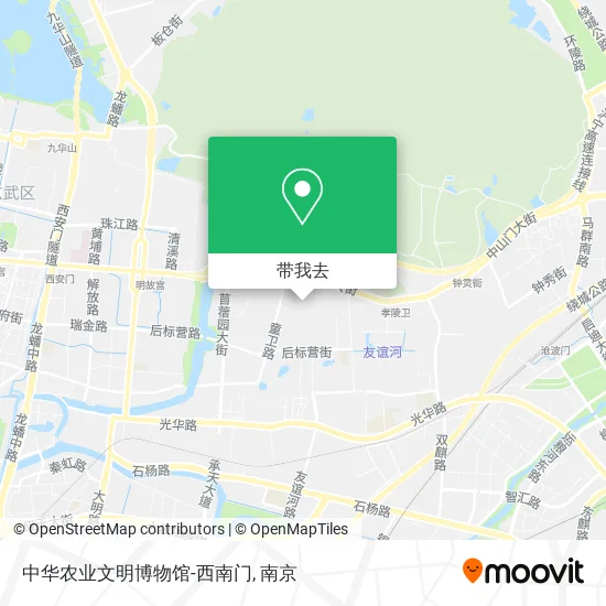 中华农业文明博物馆-西南门地图
