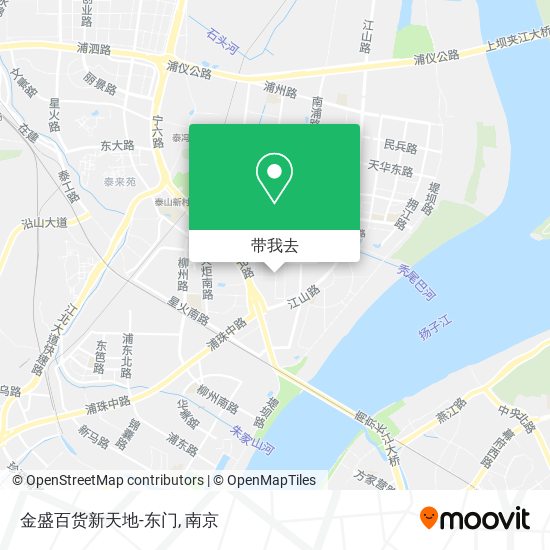金盛百货新天地-东门地图