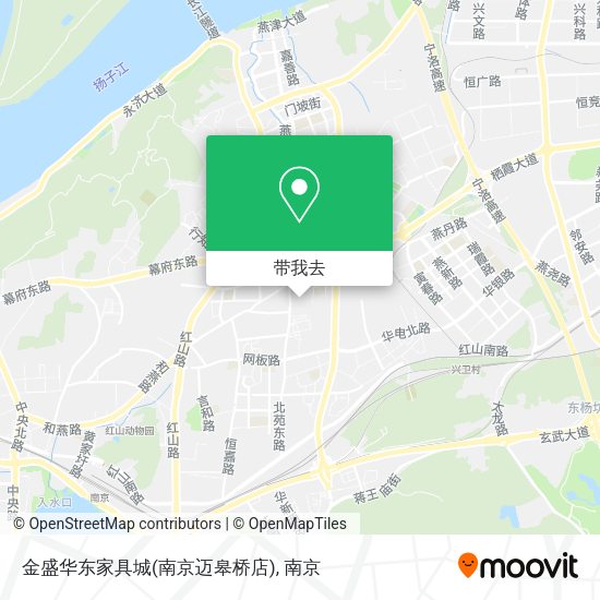 金盛华东家具城(南京迈皋桥店)地图