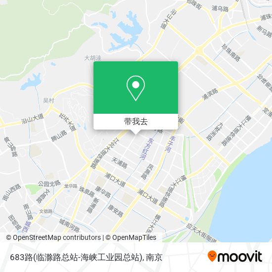 683路(临滁路总站-海峡工业园总站)地图