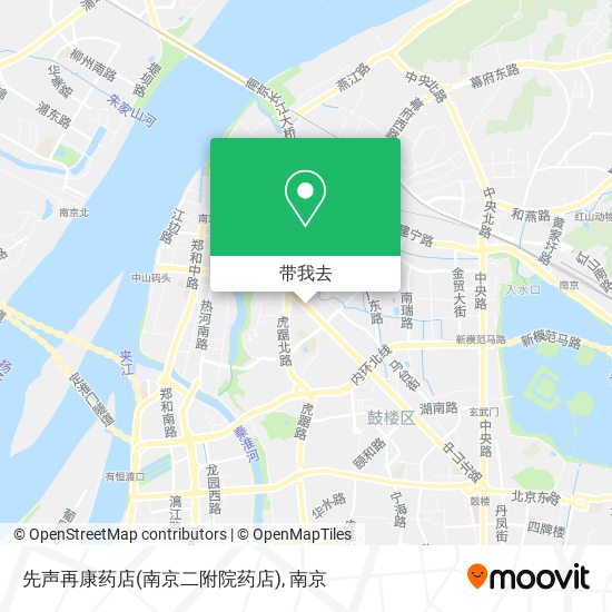 先声再康药店(南京二附院药店)地图