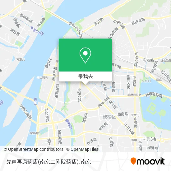 先声再康药店(南京二附院药店)地图