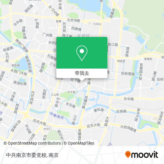 中共南京市委党校地图