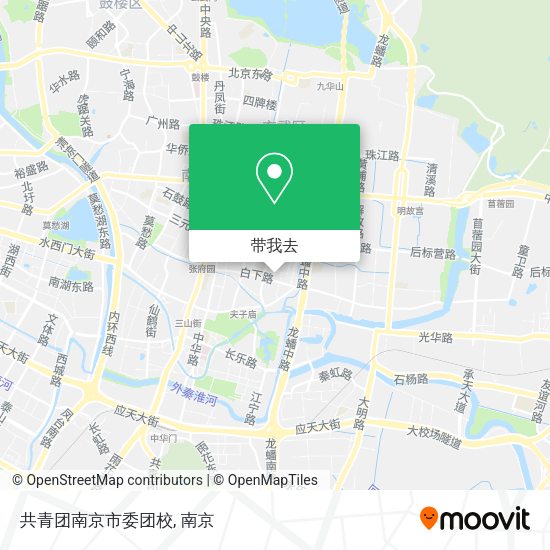 共青团南京市委团校地图