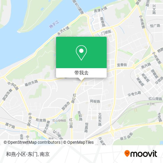和燕小区-东门地图
