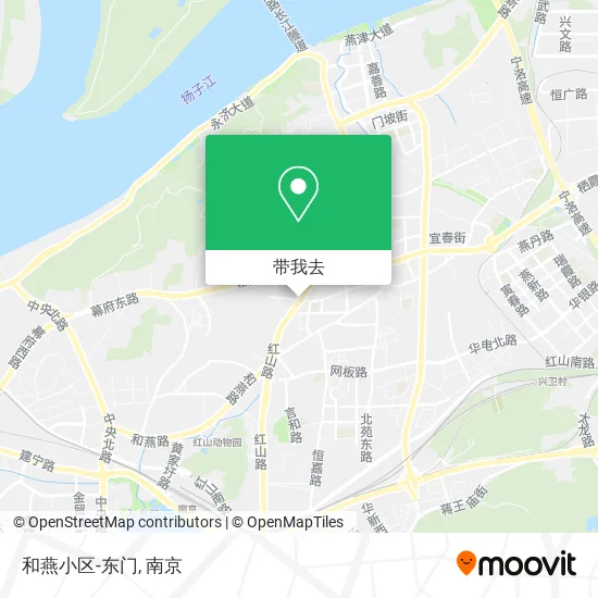 和燕小区-东门地图