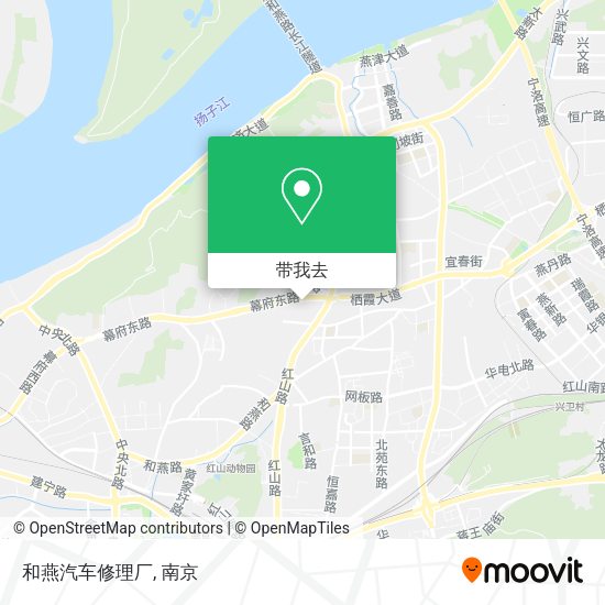 和燕汽车修理厂地图