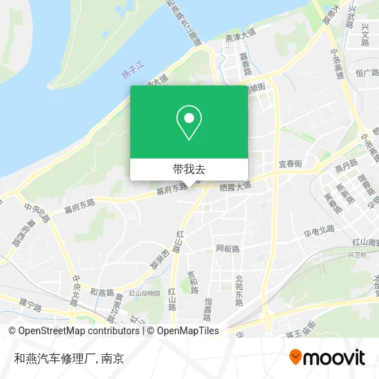 和燕汽车修理厂地图