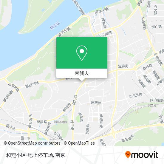 和燕小区-地上停车场地图