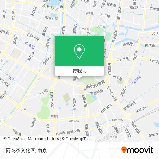 雨花茶文化区地图