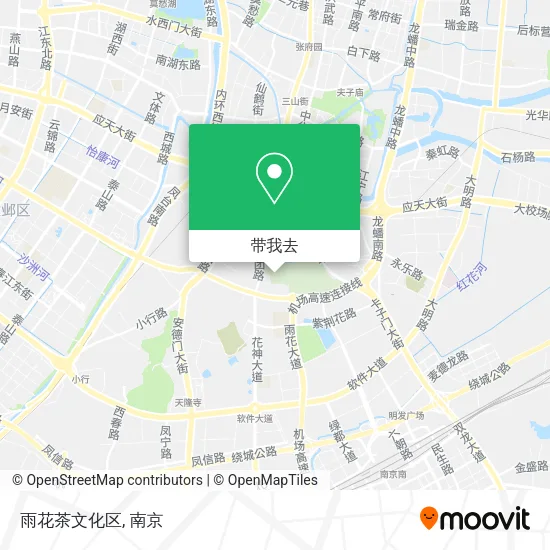 雨花茶文化区地图