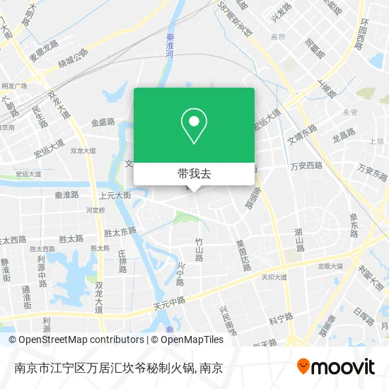 南京市江宁区万居汇坎爷秘制火锅地图