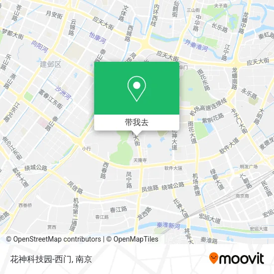 花神科技园-西门地图