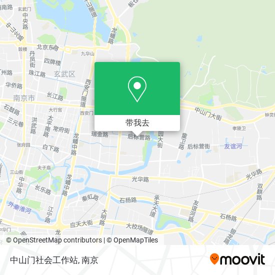 中山门社会工作站地图