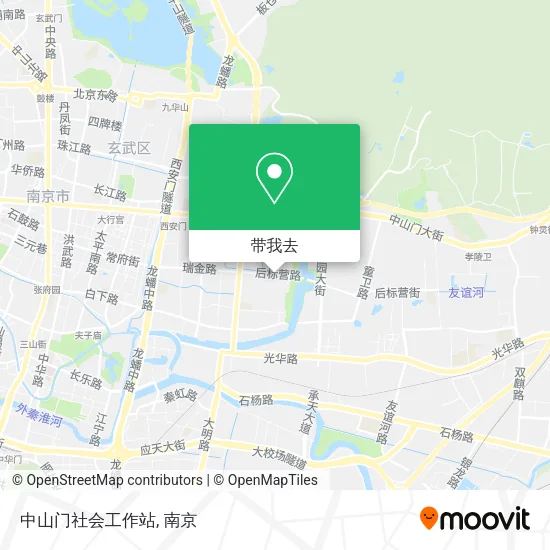 中山门社会工作站地图