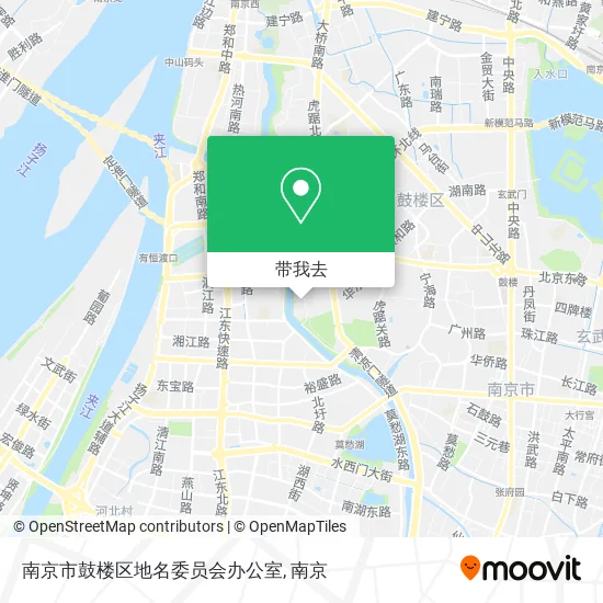 南京市鼓楼区地名委员会办公室地图