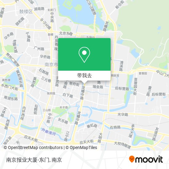 南京报业大厦-东门地图